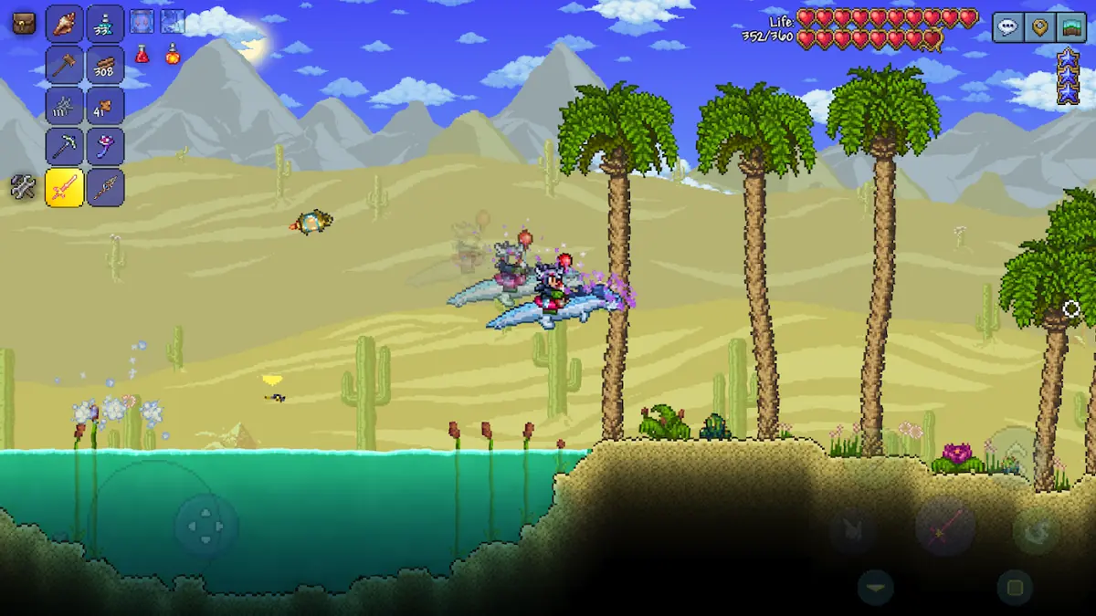 Podziemne korytarze w grze Terraria